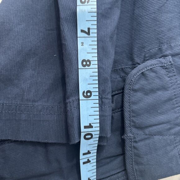 Chaps Ralph Lauren Shorts Mens 40 Blue Deep Water Cargo Ripstop 10 inc - Picture 8 of 8